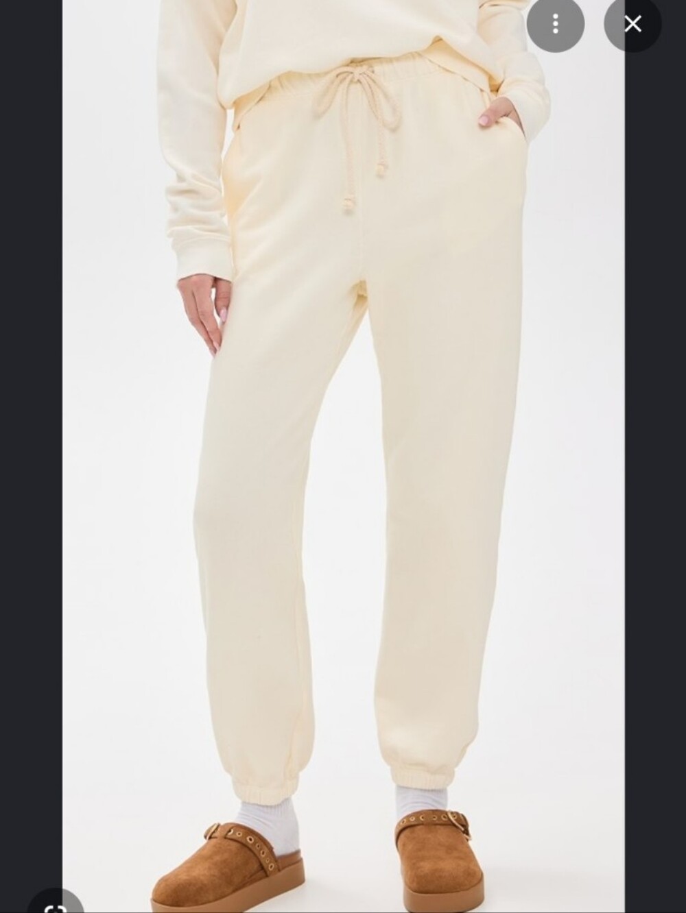 Donni. Eco Terry Sweatpants Jogger Organic Cotton